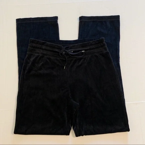 Jones New York Sport Black Velour Pants - Picture 2 of 6